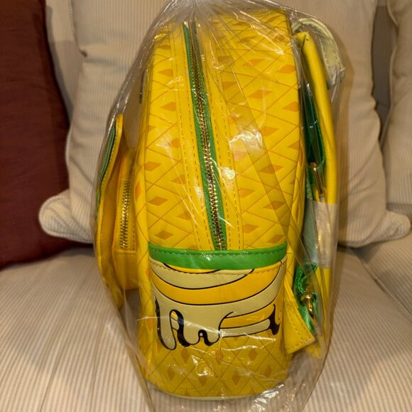 Disney Eats Pineapple Dole Whip Swirl Loungefly Mini Backpack Collection NWT - Picture 4 of 8
